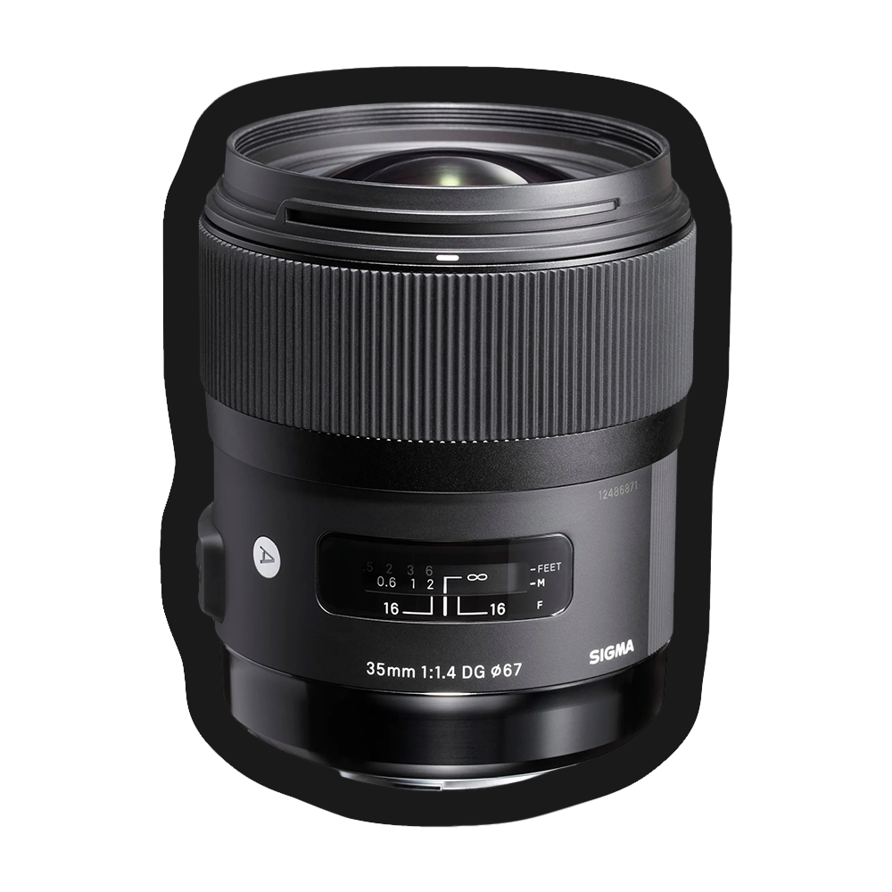 Sigma Art 35mm 1.4 - €25 per day
